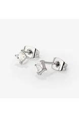 Studs north star silver