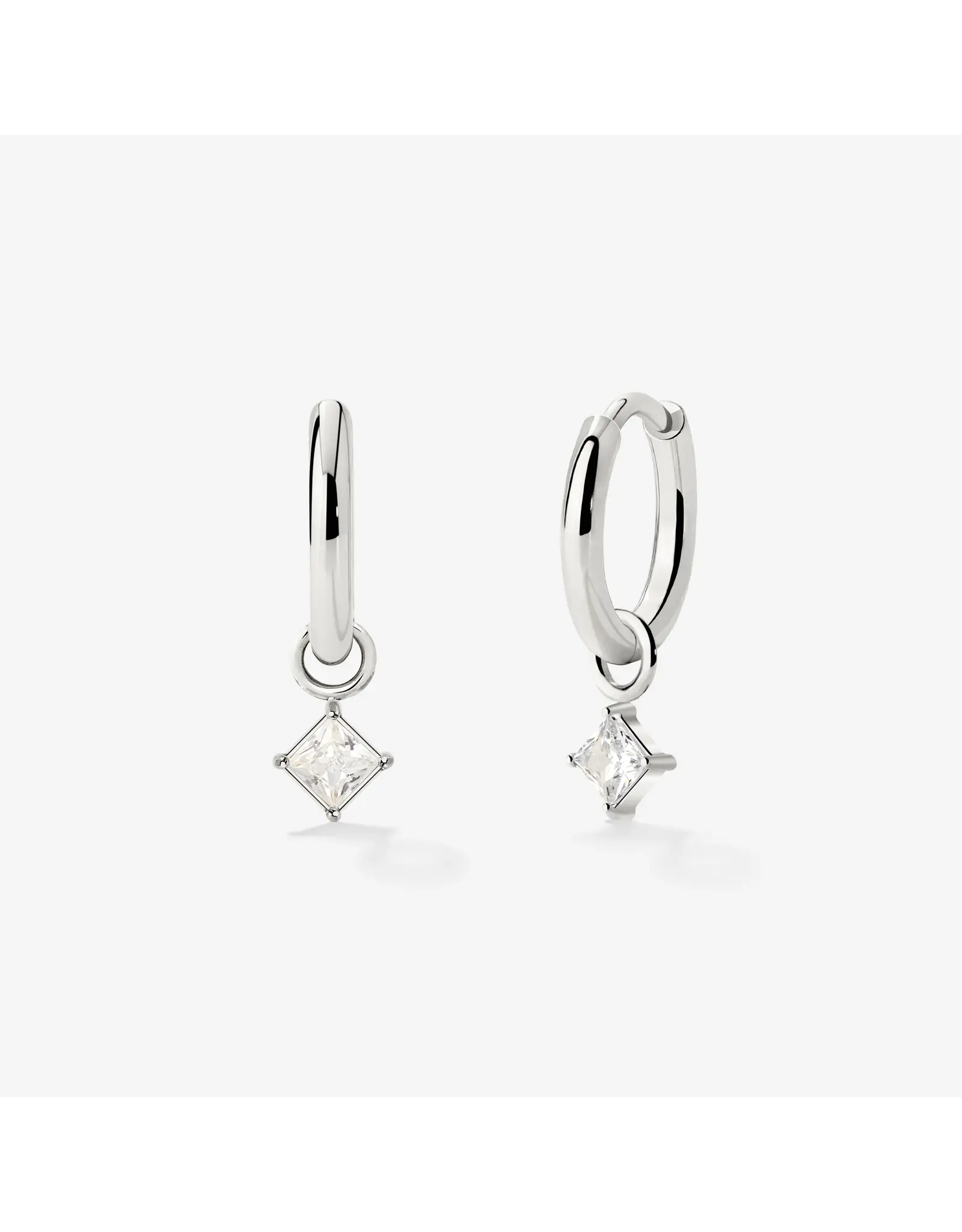 Oorringen north star silver