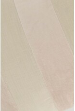 Kussen streep beige velvet