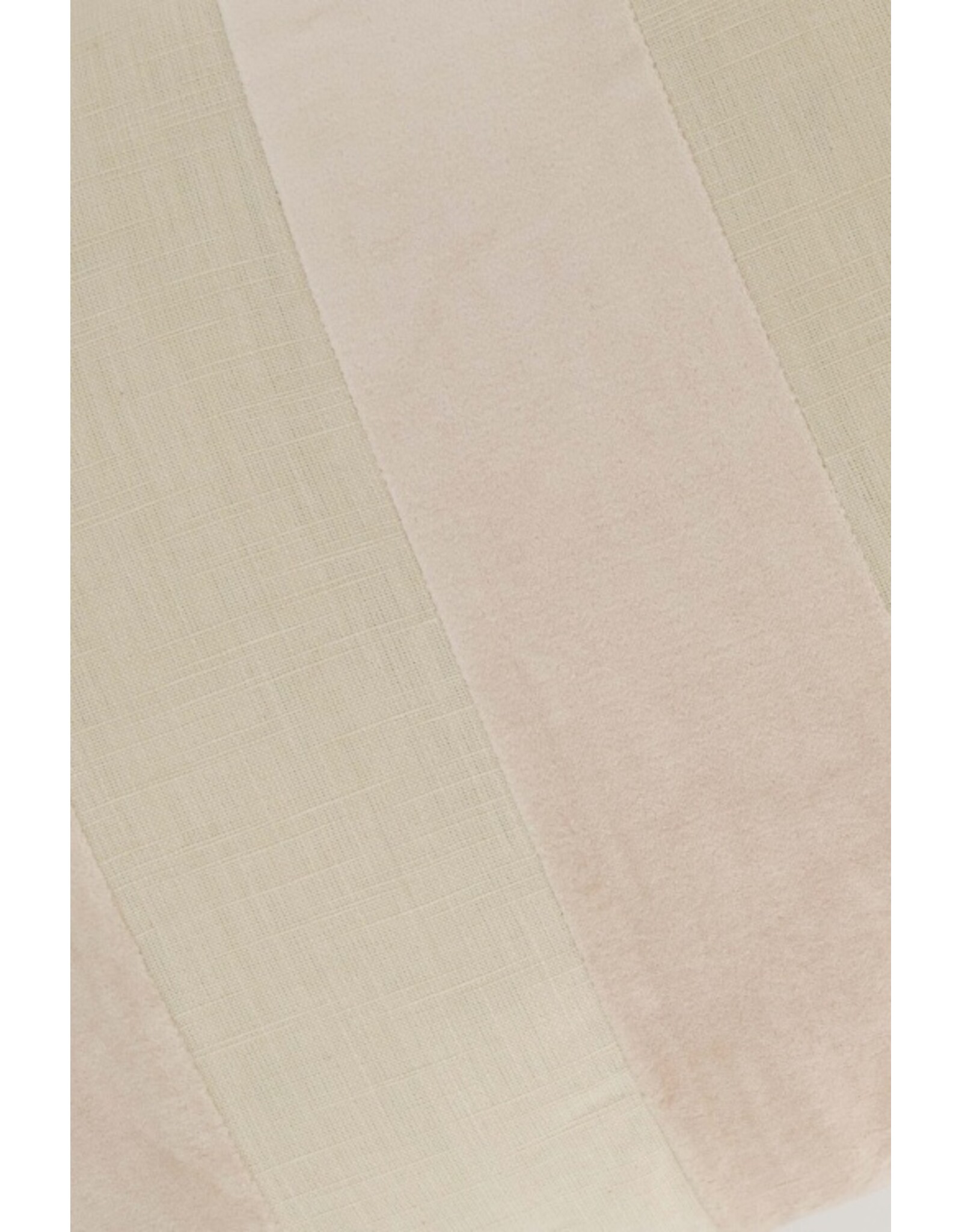 Kussen streep beige velvet