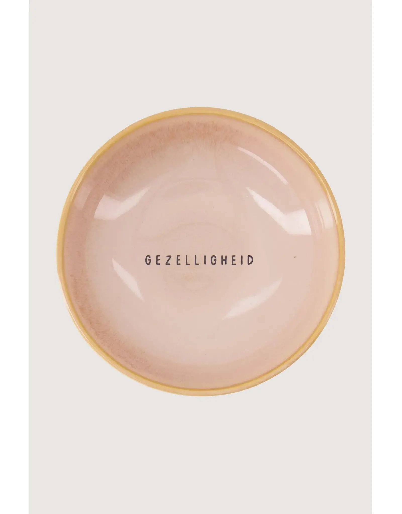 Schaaltje gezelligheid