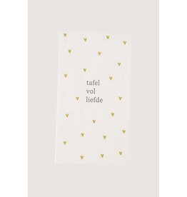 Servetten Tafel vol liefde