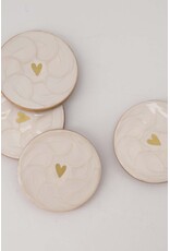 Set 4 onderzetters parelmoer