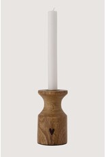 Kandelaar hout hartje