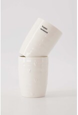 Koffiemok hartjes wit