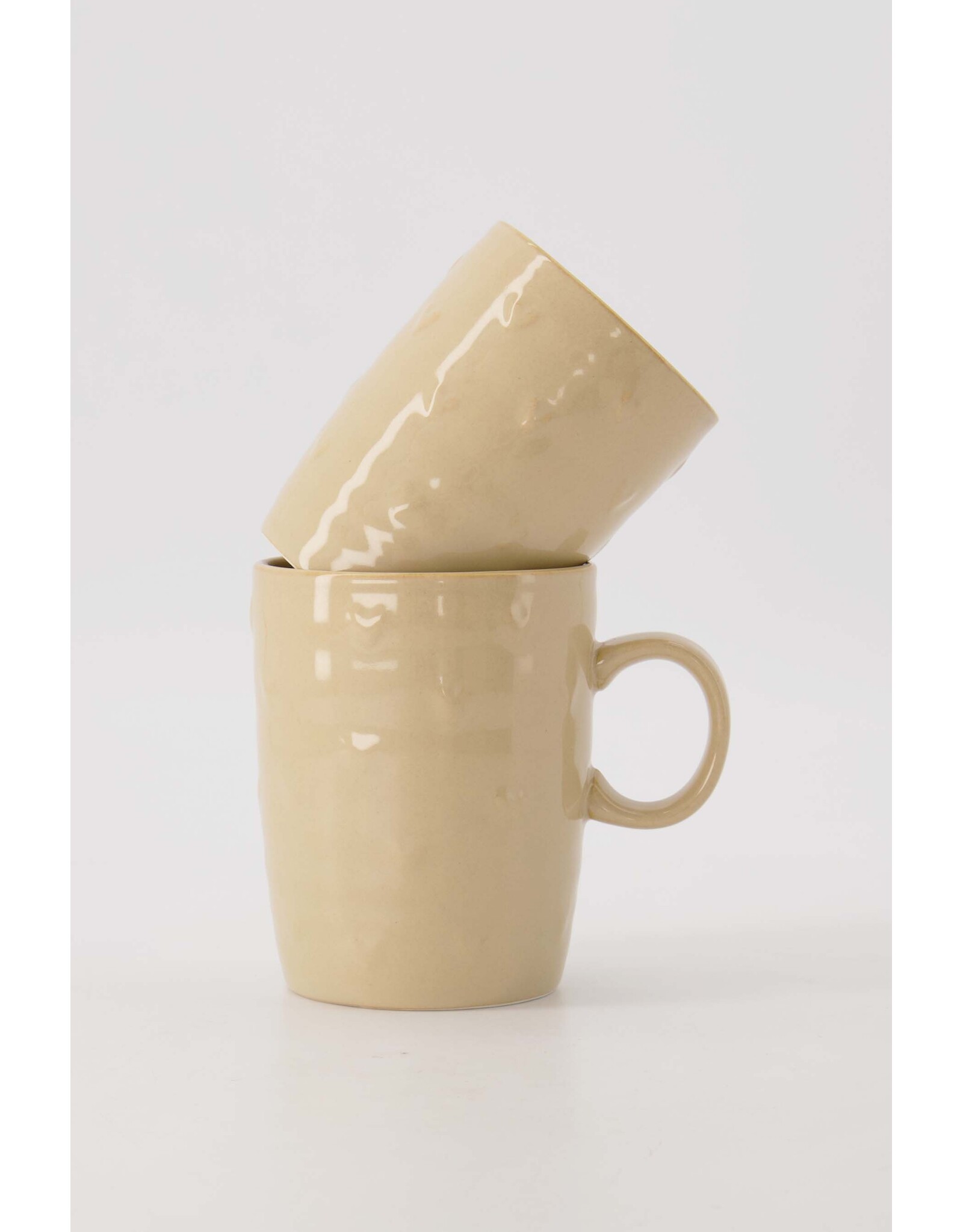 Koffiemok hartjes zand