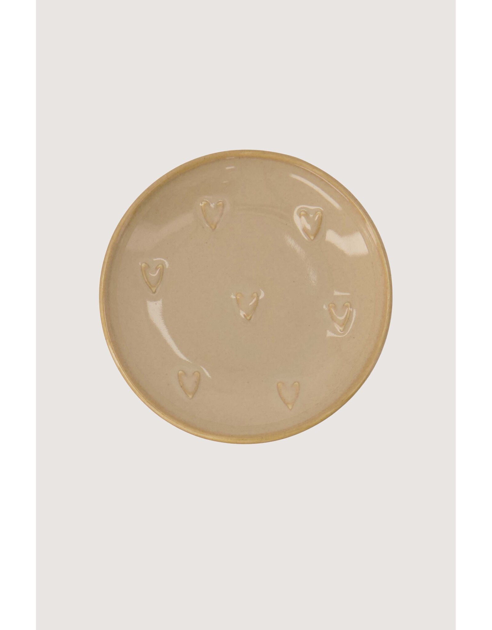 Dipschaaltje hartjes zand