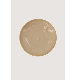 Dipschaaltje hartjes zand