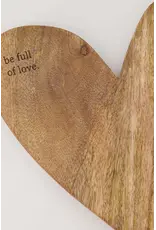 Borrelplank hart Be full of love