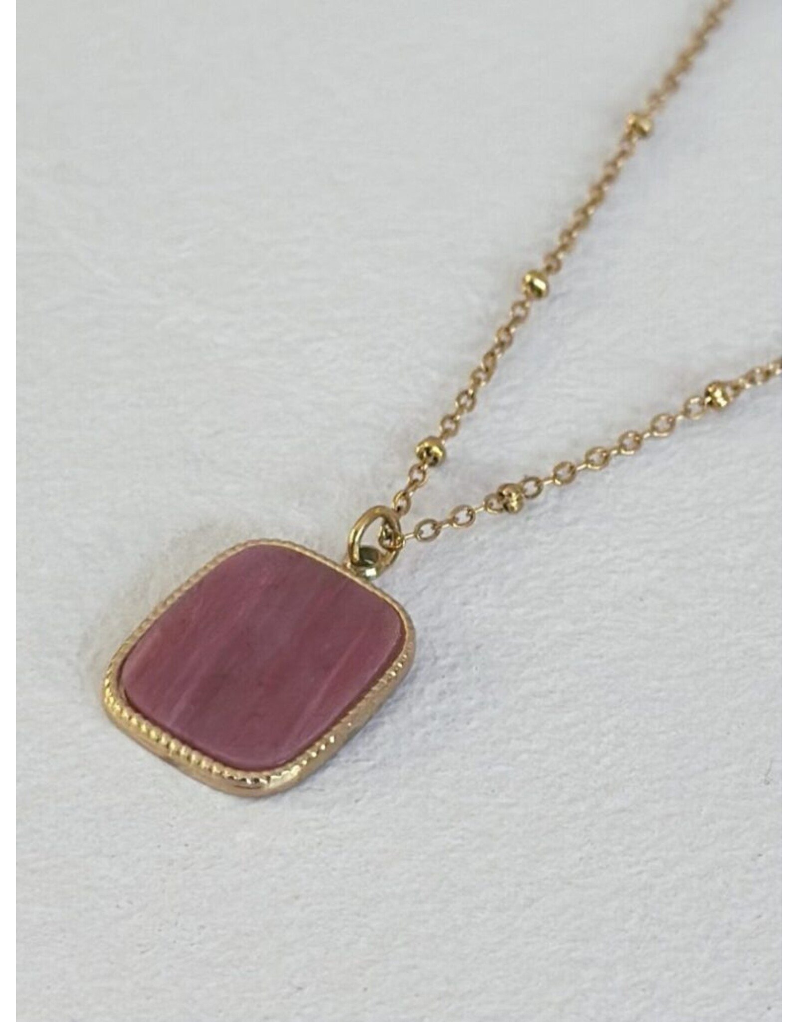 Ketting hanger warm roze