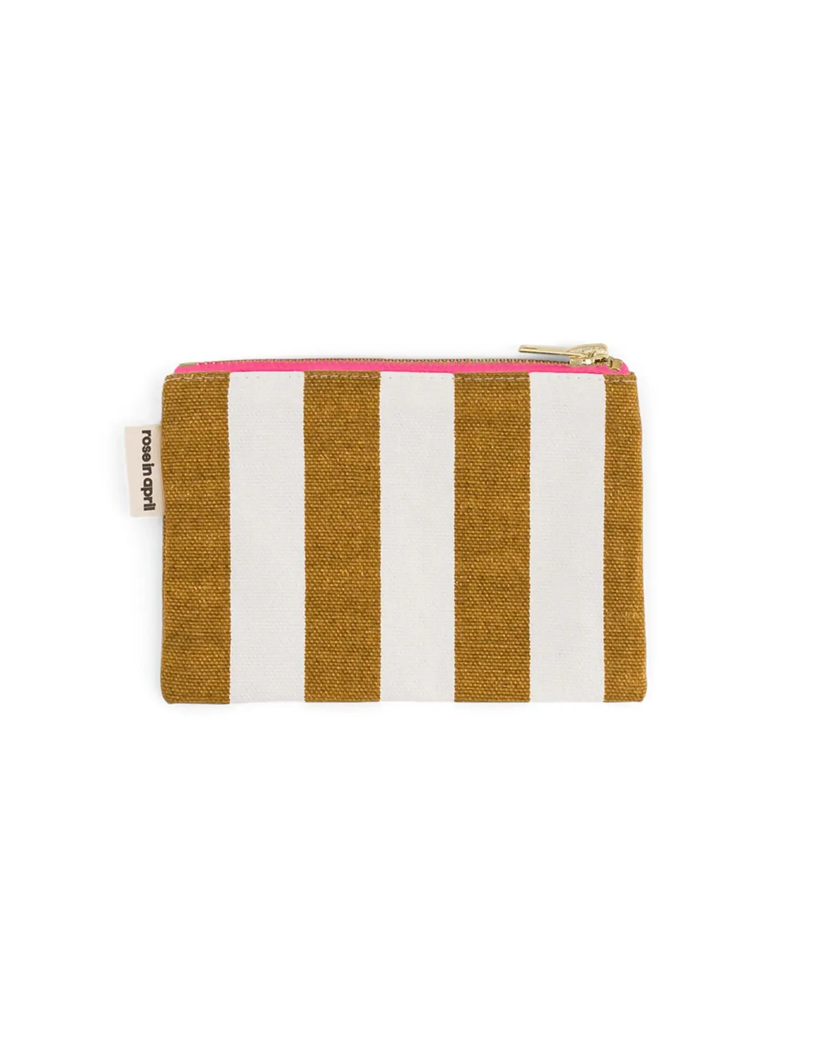 Portemonnee Caramel/ecru streep