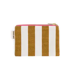 Portemonnee Caramel/ecru streep