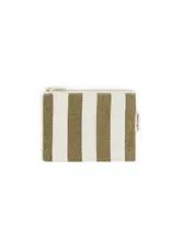 Portemonnee Olive/ecru