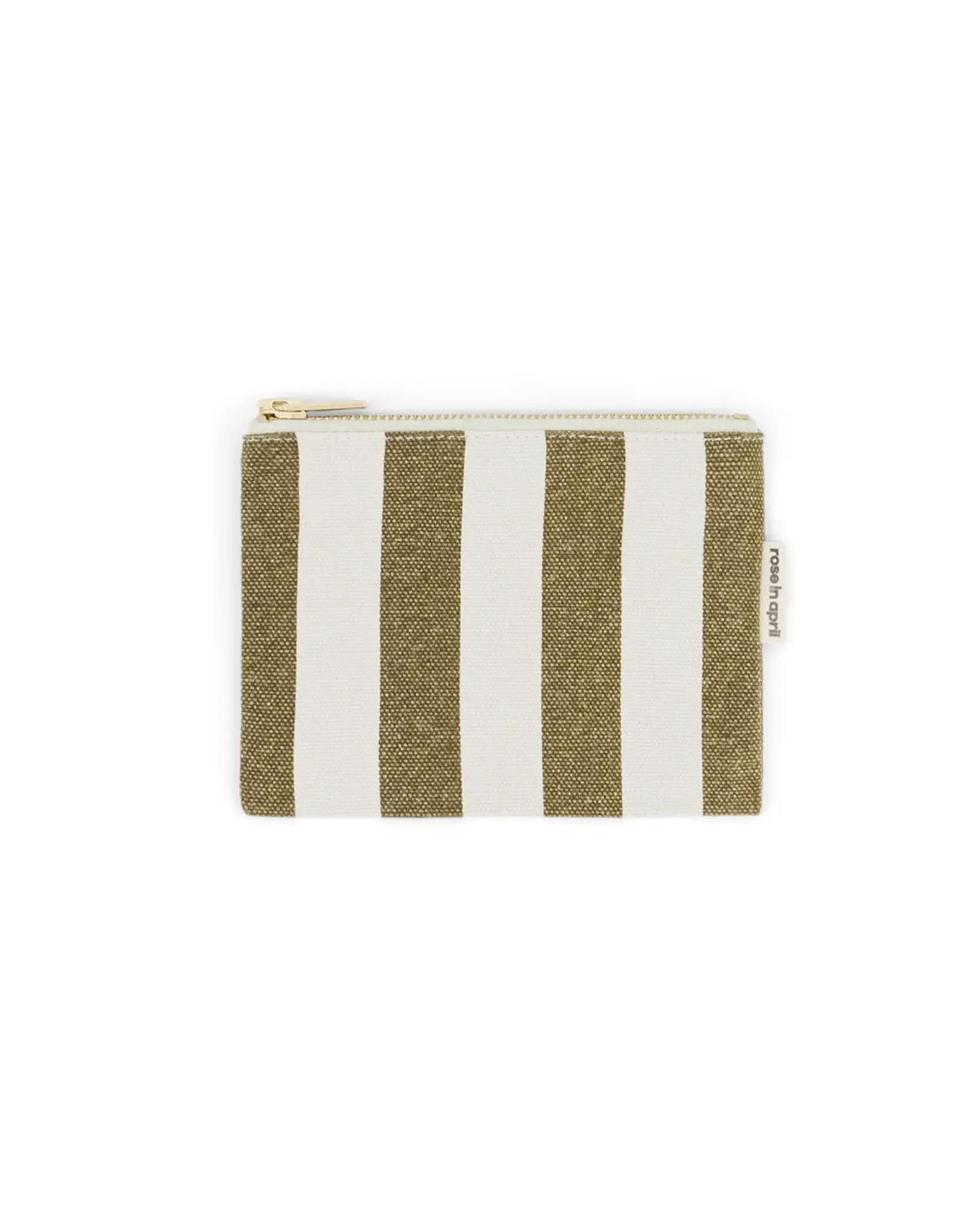 Portemonnee Olive/ecru