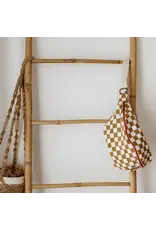 Heuptasje Caramel/ecru check