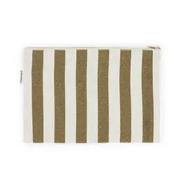 Pochette Olive/greige