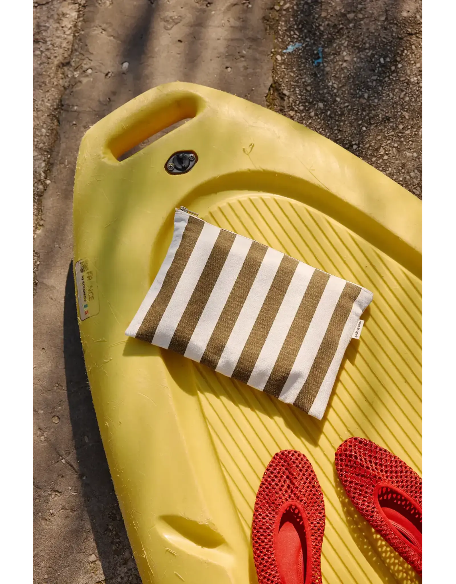 Pochette Olive/greige