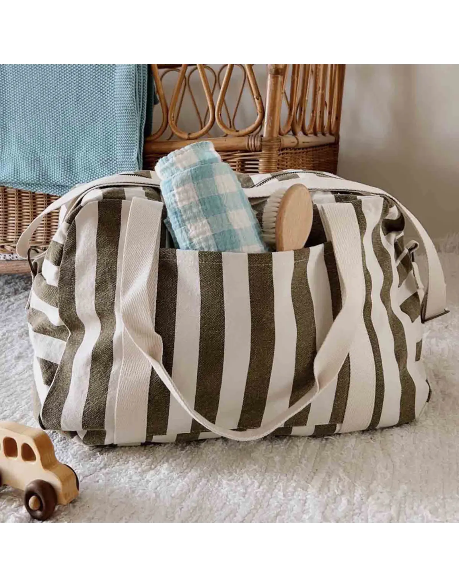 Weekendtas Olive/greige