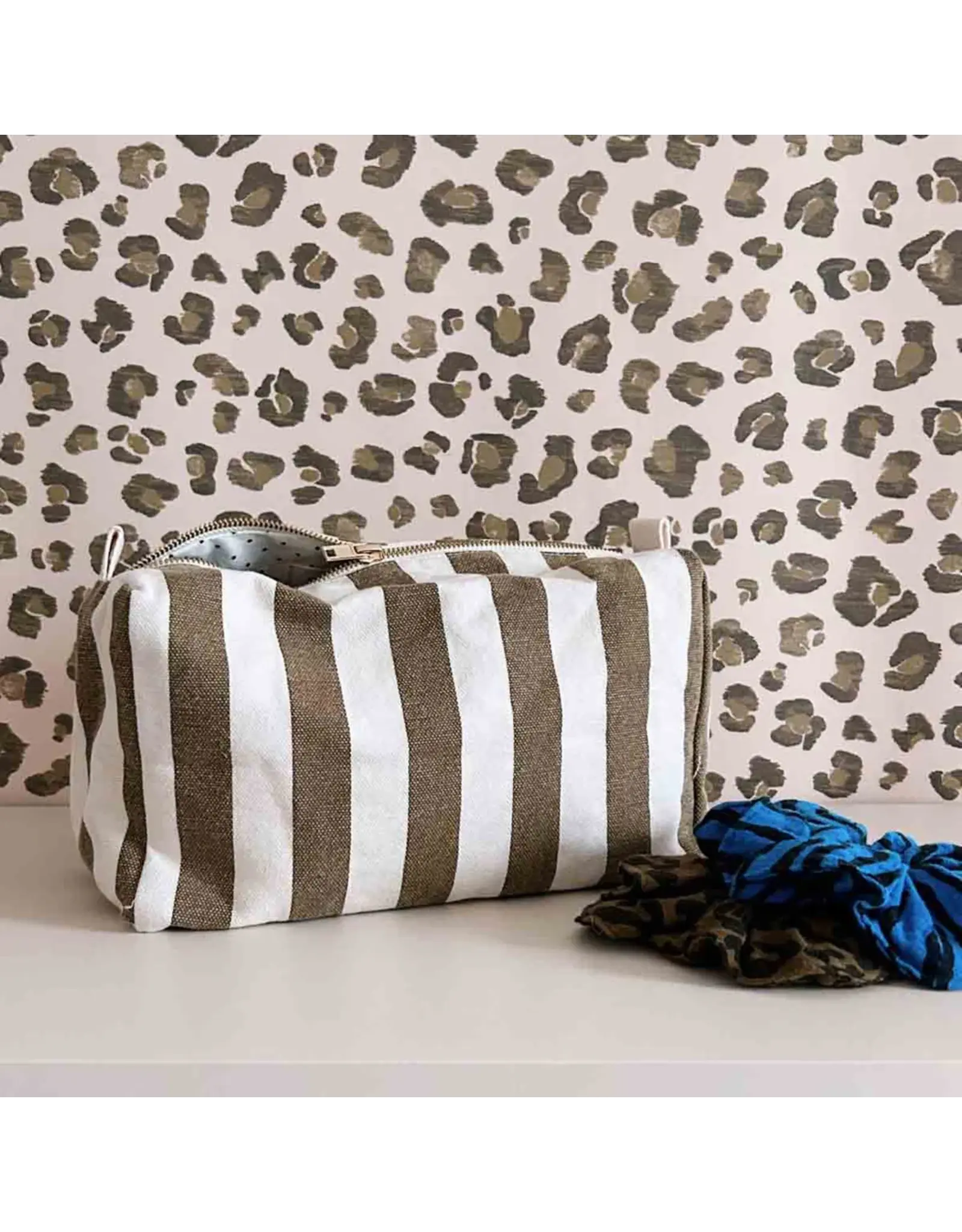 Toilettas Olive/greige