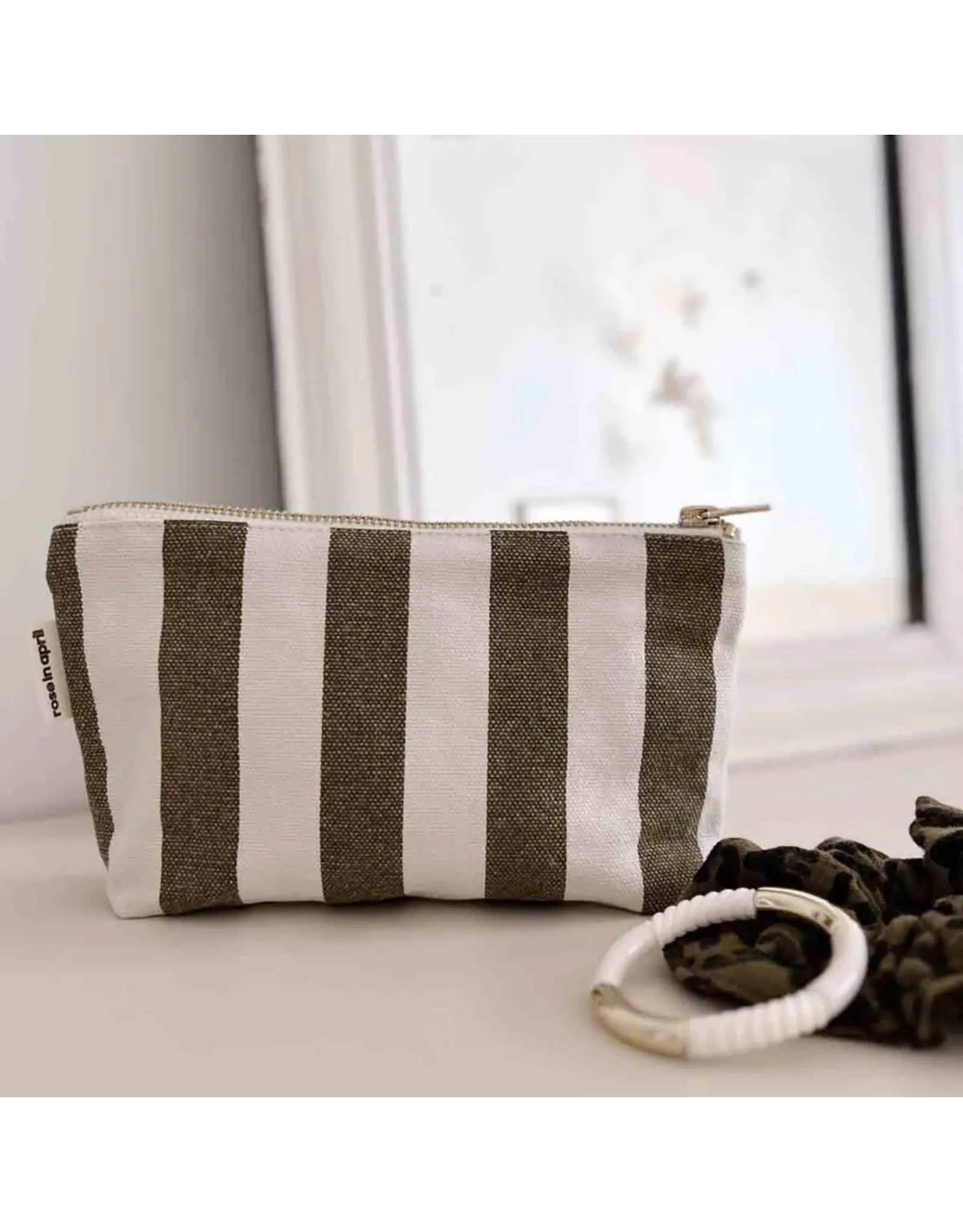 Make-up tasje Olive/greige