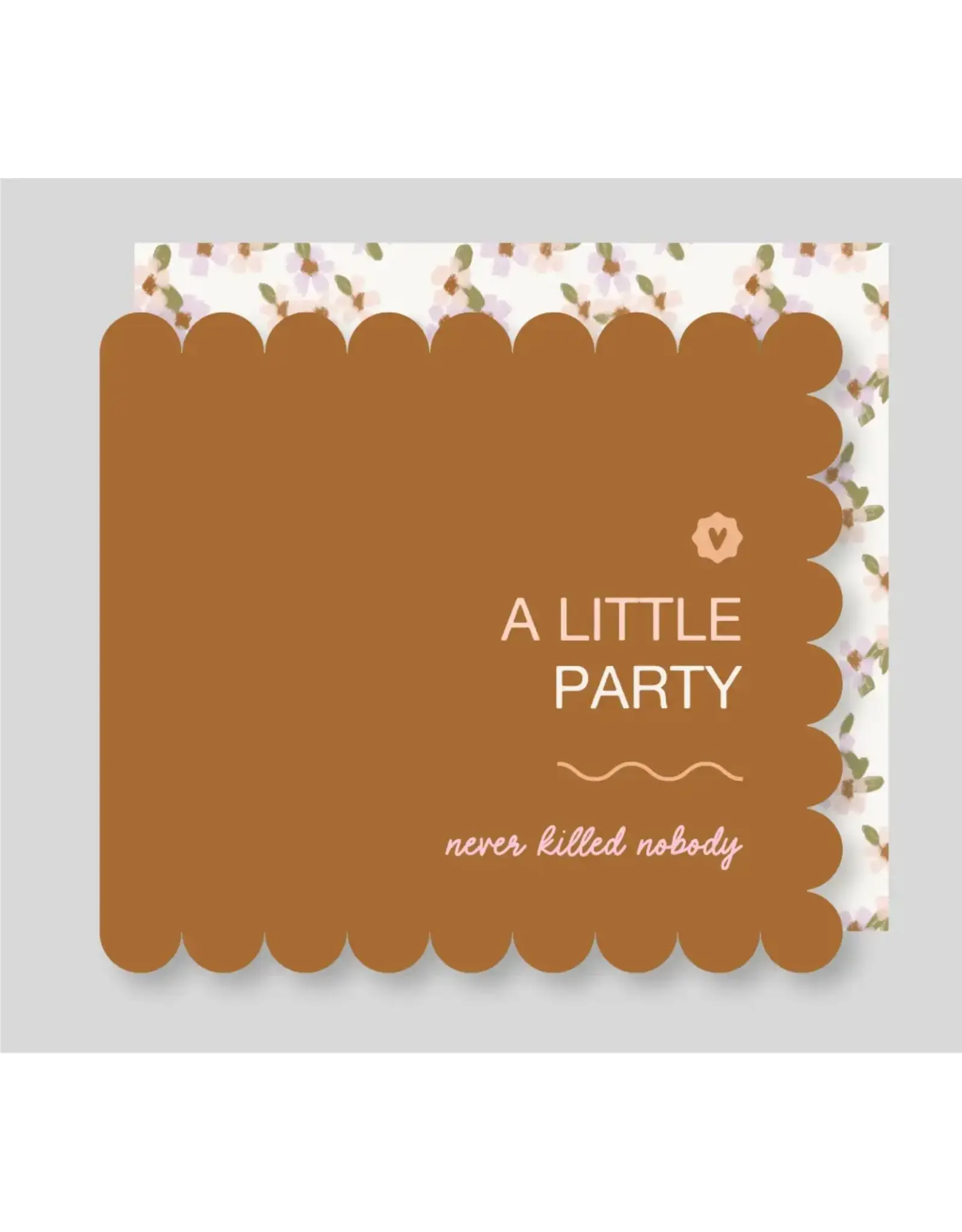 Wenskaart A little party