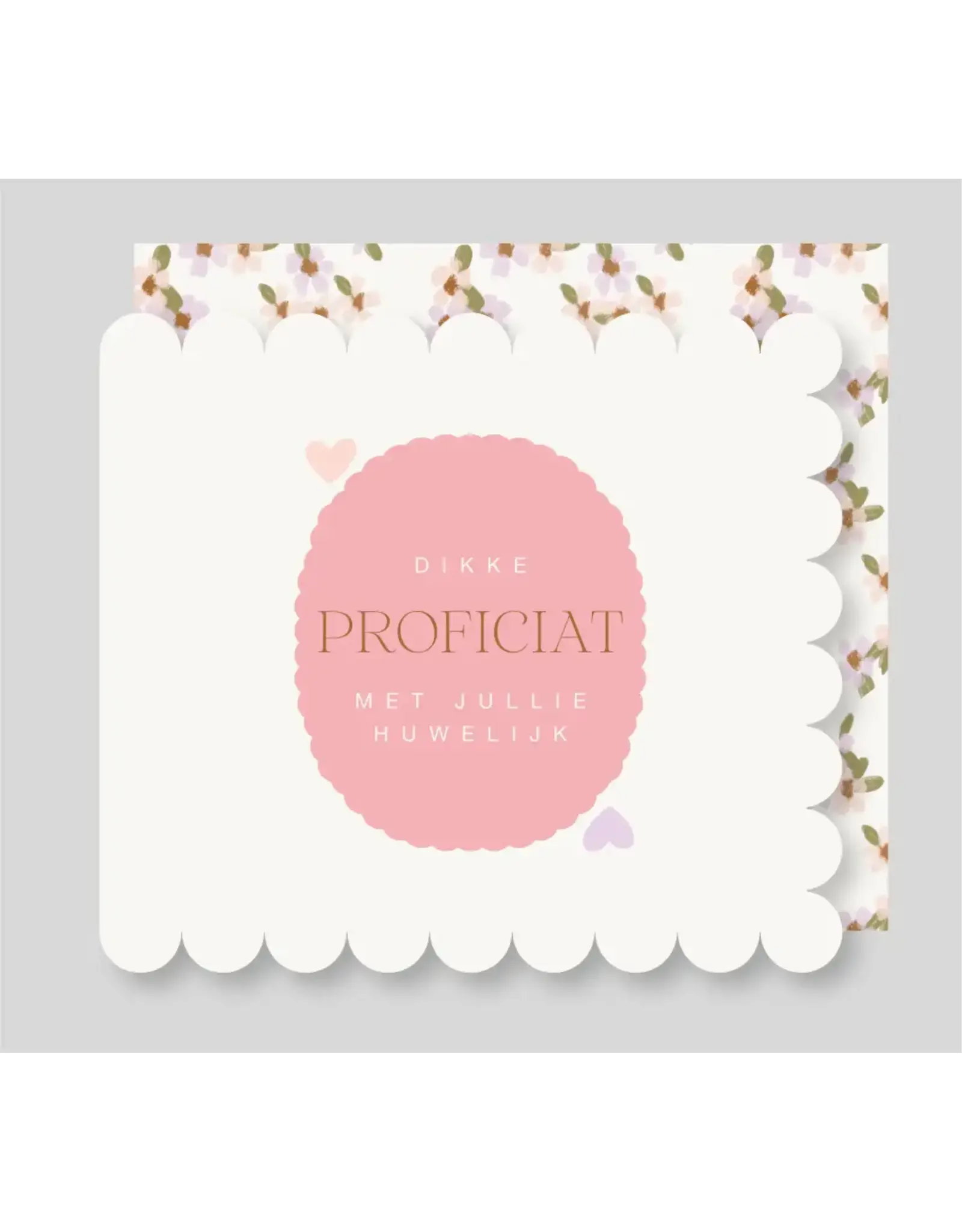 Wenskaart Dikke proficiat met jullie huwelijk