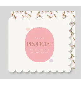 Wenskaart Dikke proficiat met jullie huwelijk