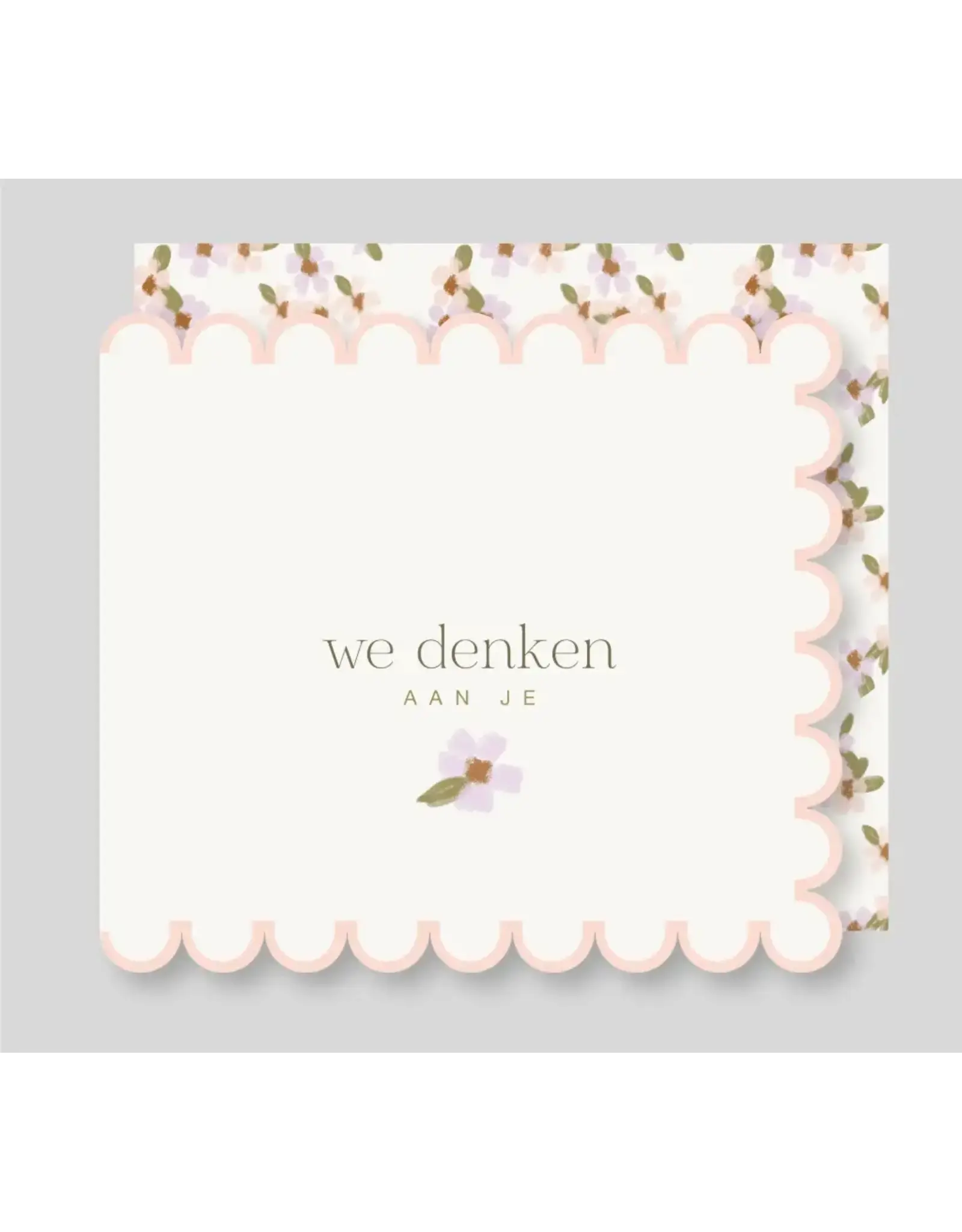 Wenskaart We denken aan je