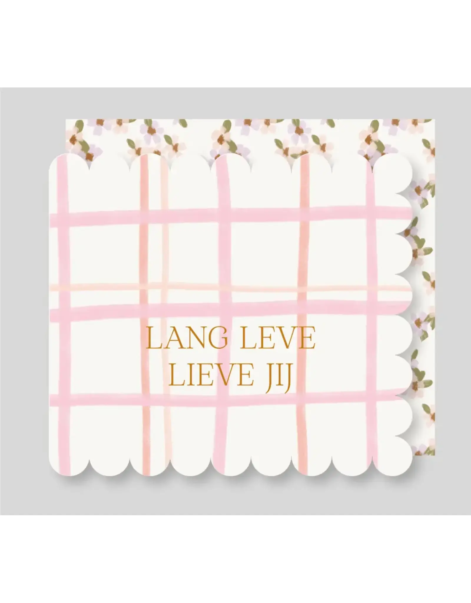 Wenskaart Lang leve lieve jij