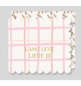 Wenskaart Lang leve lieve jij