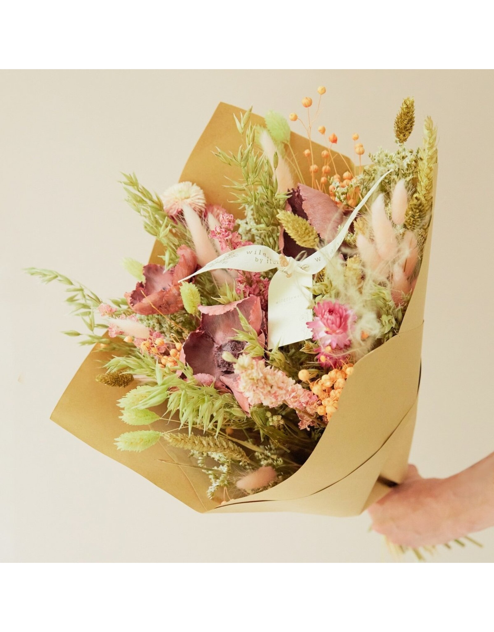 Droogbloemen Pink Elegance