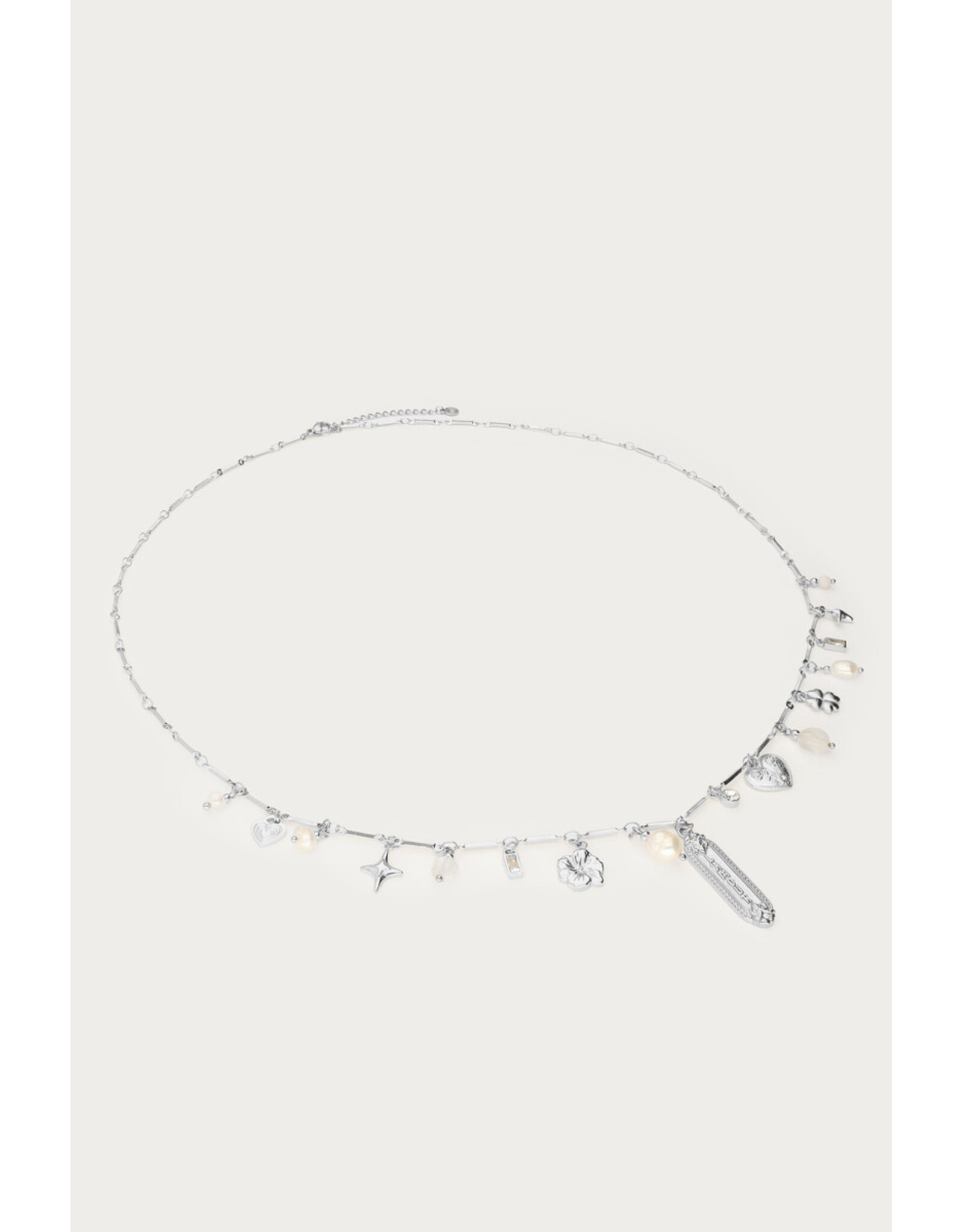 Ketting l'amour lang zilver