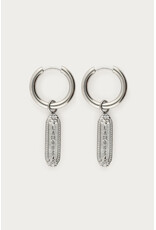 Oorringen l'amour zilver