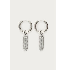 Oorringen l'amour zilver