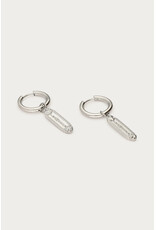 Oorringen l'amour zilver