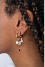 Oorringen spring roze