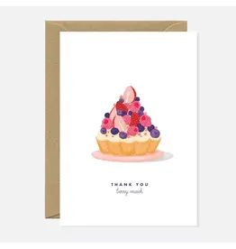 Wenskaart Thank you berry much