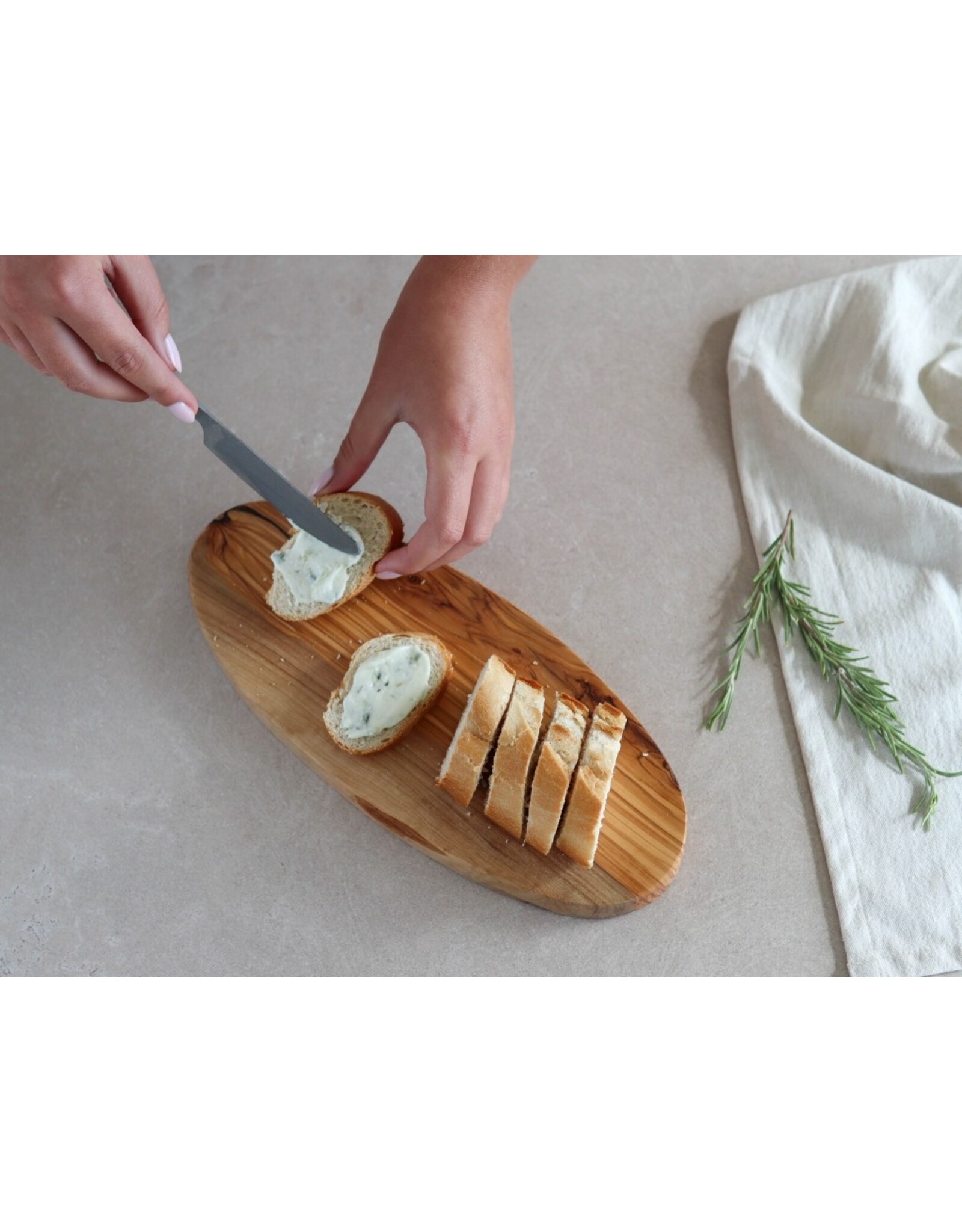 Serveerplank olivewood ovaal S