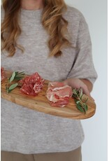 Serveerplank olivewood ovaal L