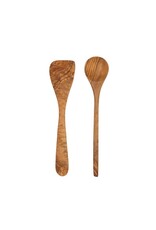 Set 2 keukenlepels olivewood