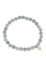 Armband bolletjes zeegroen