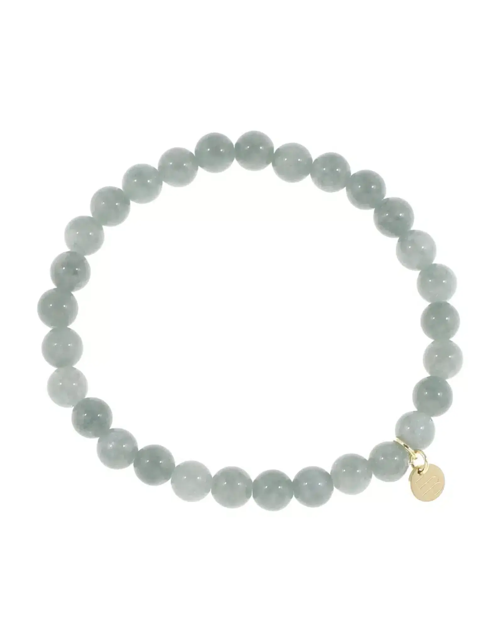 Armband bolletjes zeegroen