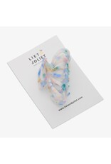 Haarspeld spikkel blauw raster