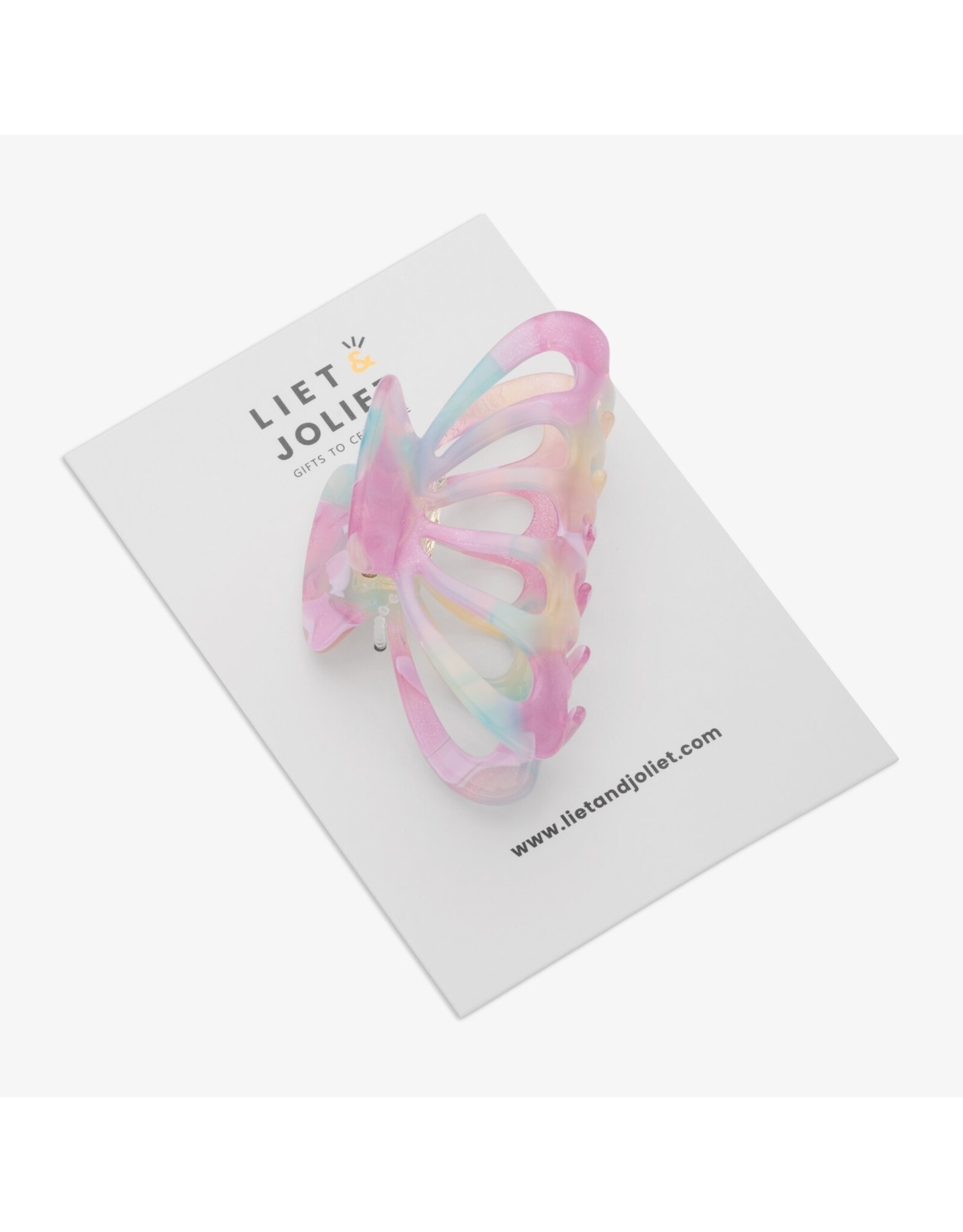 Haarklem lila raster