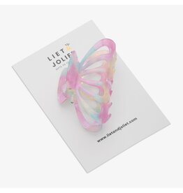 Haarklem lila raster