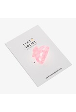 Haarspeld roze mini boog