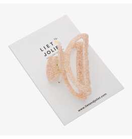 Haarspeld beige dot open