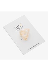 Haarspeld mini beige boog