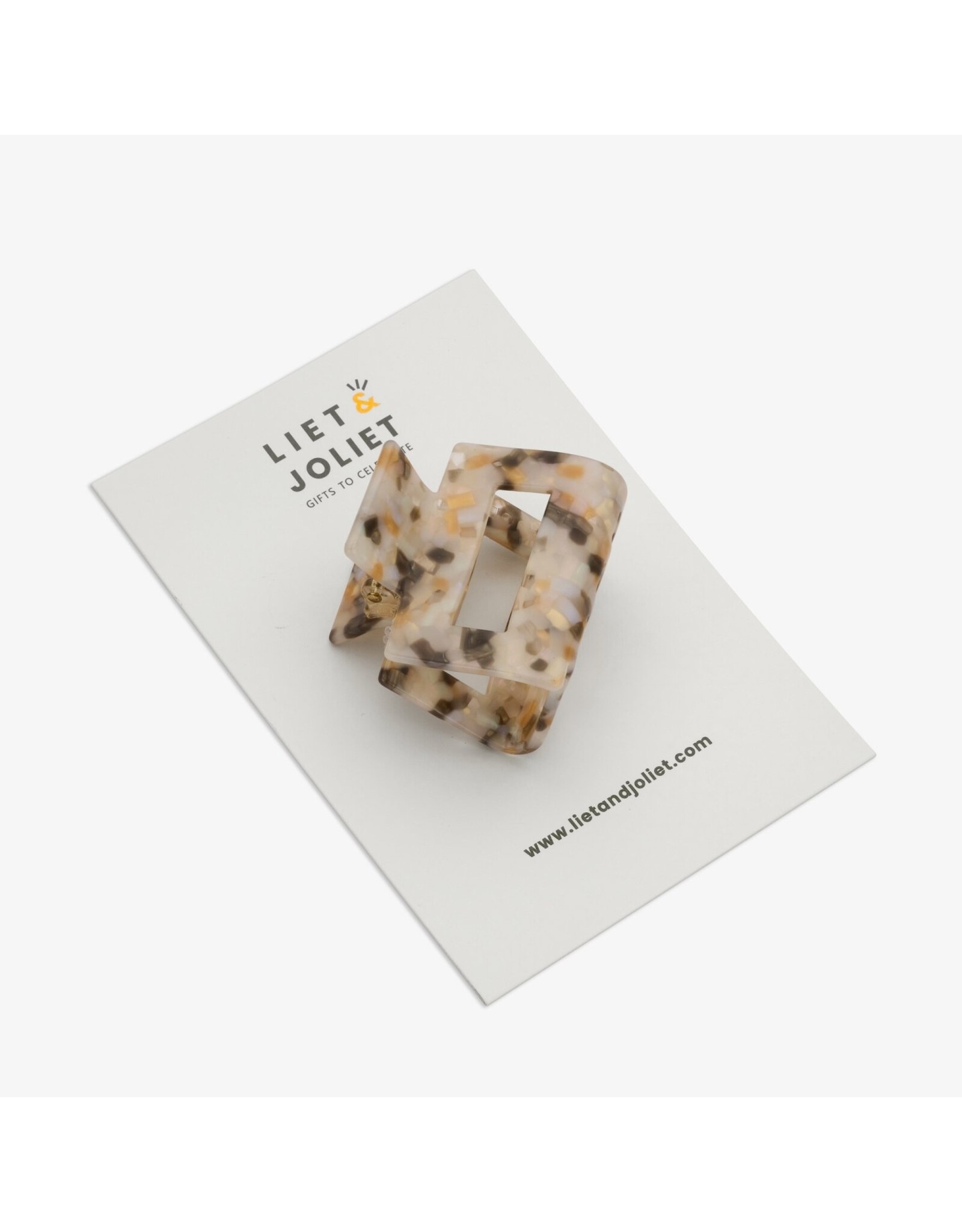 Haarklem beige/grijs milly