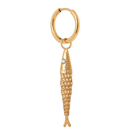 Oorbellen Fish pearl